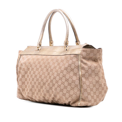 Gucci Large GG Canvas Abbey D Ring Tote Rovelle Bags