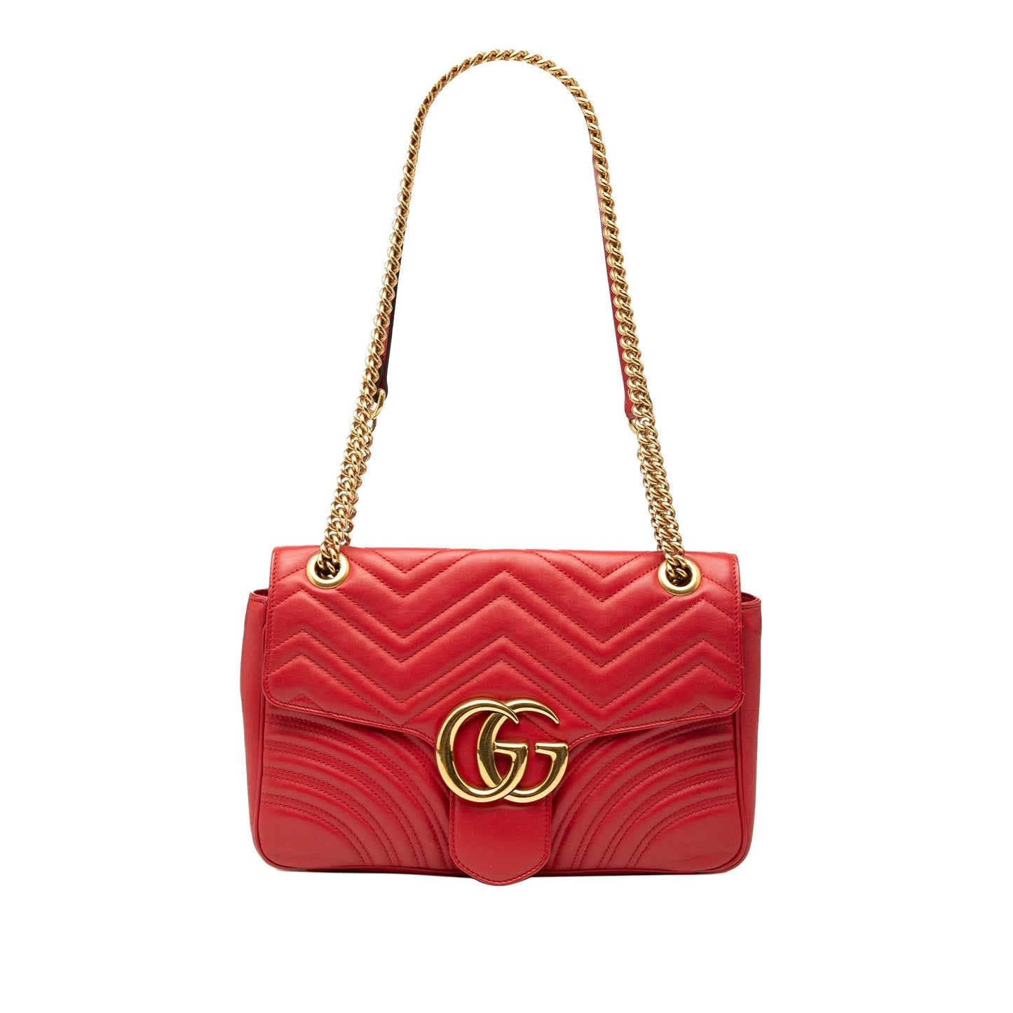 Gucci Large GG Marmont Matelasse Leather Shoulder Bag Rovelle Bags