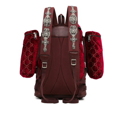 Gucci Large GG Velvet Heart Alpina Backpack Rovelle Bags