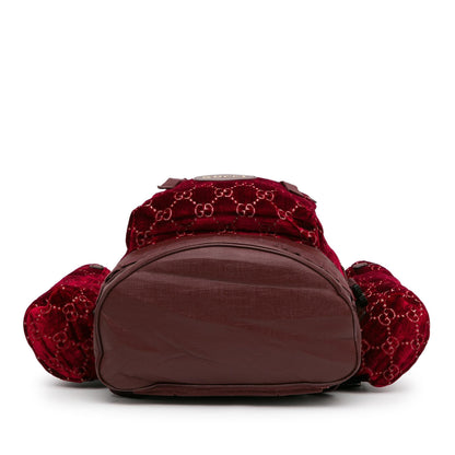 Gucci Large GG Velvet Heart Alpina Backpack Rovelle Bags