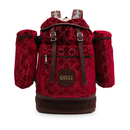 Gucci Large GG Velvet Heart Alpina Backpack Rovelle Bags