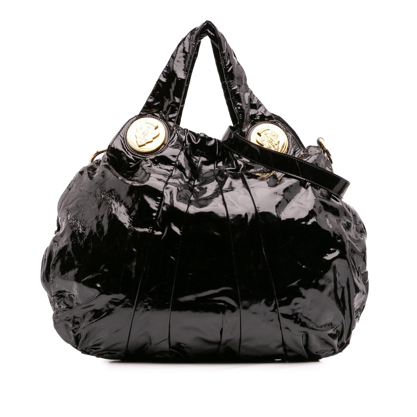Gucci Large Patent Hysteria Satchel Rovelle Bags