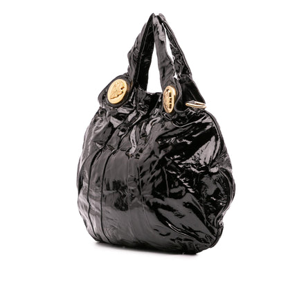 Gucci Large Patent Hysteria Satchel Rovelle Bags