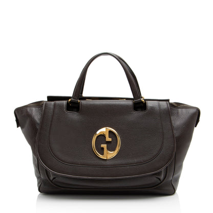Gucci Leather 1973 Medium Tote Rovelle Bags