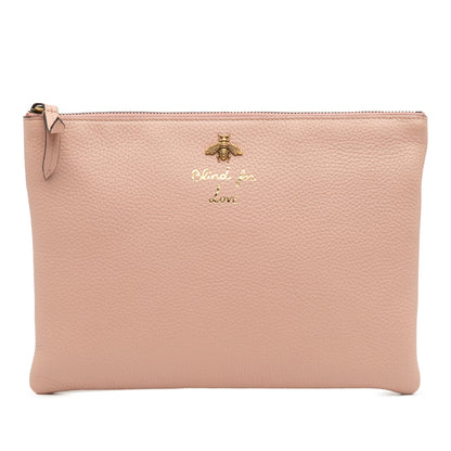 Gucci Leather Blind For Love Clutch Rovelle Bags