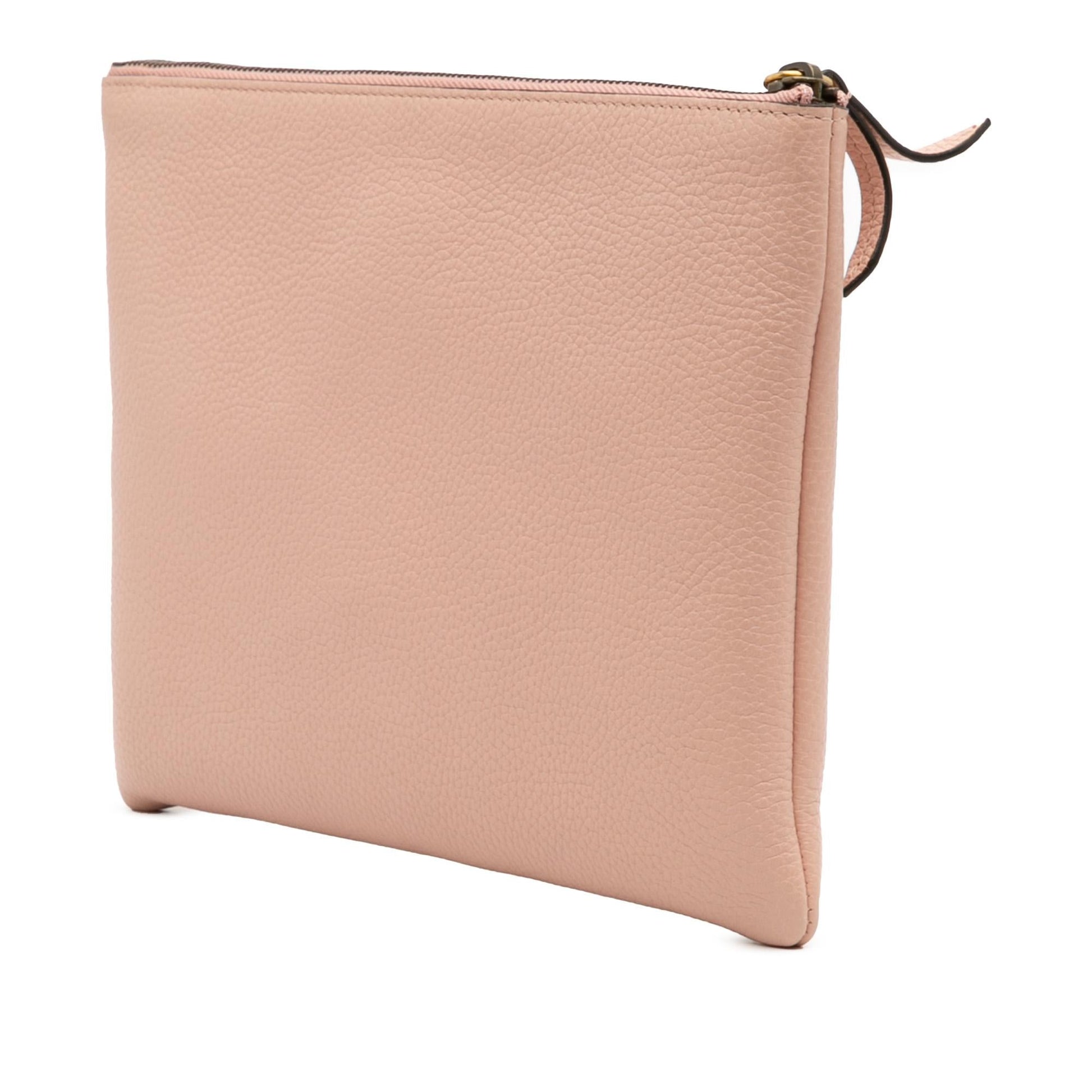 Gucci Leather Blind For Love Clutch Rovelle Bags