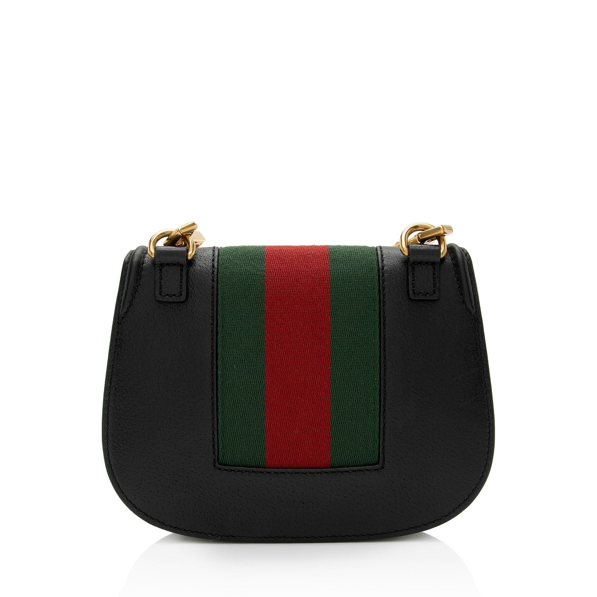 Gucci Leather Crystal Butterfly Linea Totem Small Crossbody (SHF-EzIHWx) Rovelle Bags