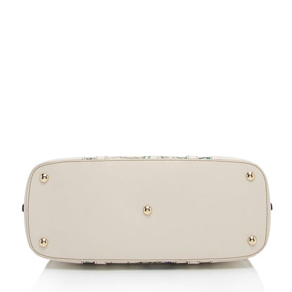 Gucci Leather Flora Nice Satchel (SHF-5DGwQW) Rovelle Bags