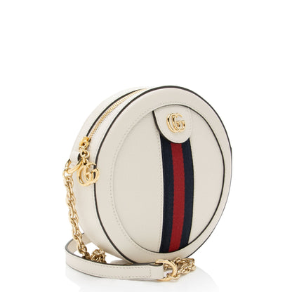 Gucci Leather Ophidia Round Mini Shoulder Bag Rovelle Bags