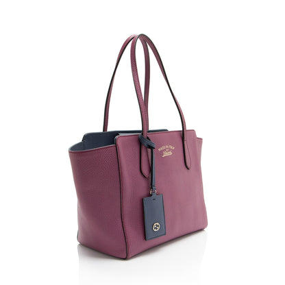 Gucci Leather Swing Small Tote Rovelle Bags
