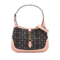 Gucci Limited Edition Small GG Embroidered Denim Floral Jackie 1961 Crossbody Rovelle Bags