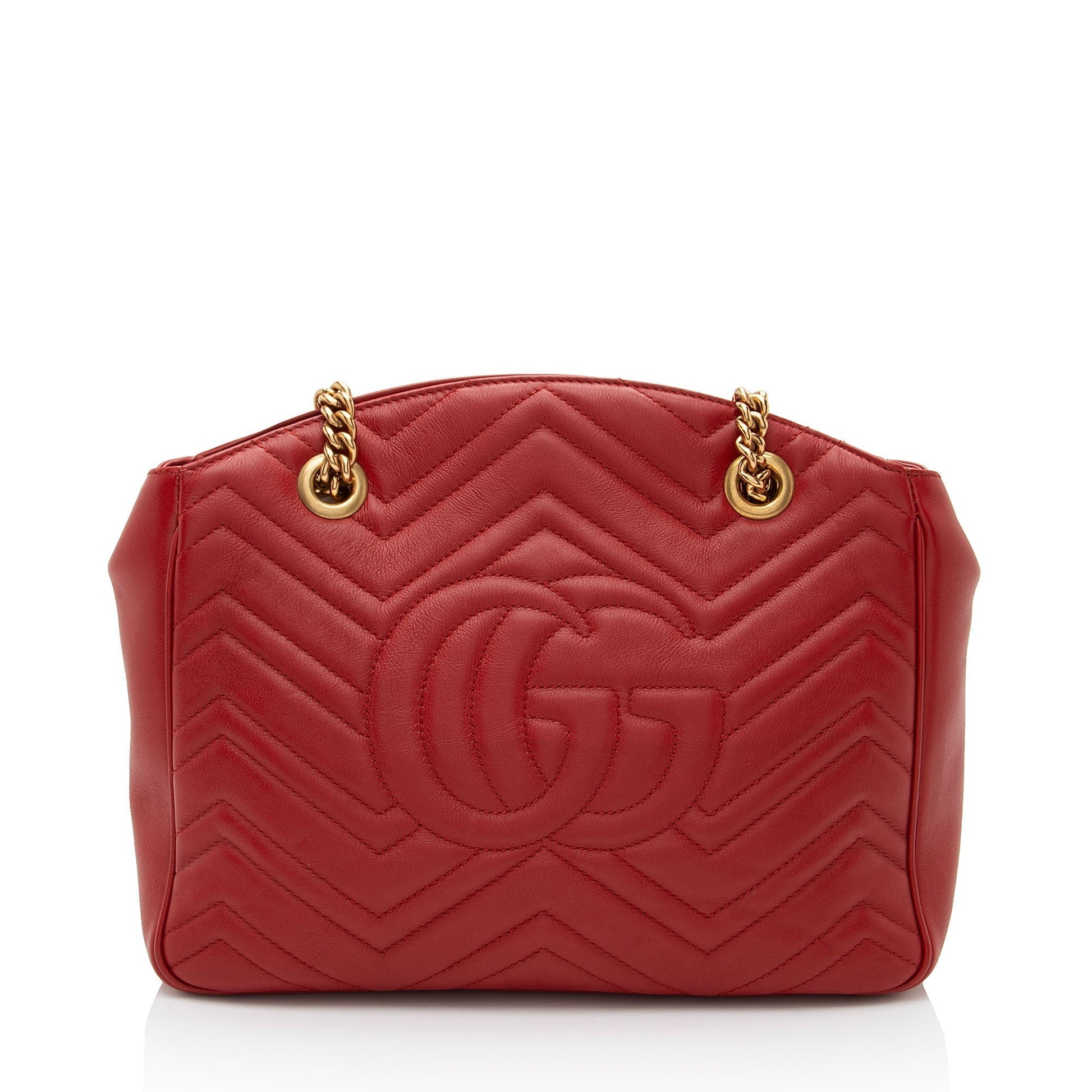 Gucci Matelasse Leather GG Marmont Medium Open Shoulder Bag Rovelle Bags