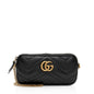 Gucci Matelasse Leather GG Marmont Small Crossbody (SHF-uIfq9U) Rovelle Bags