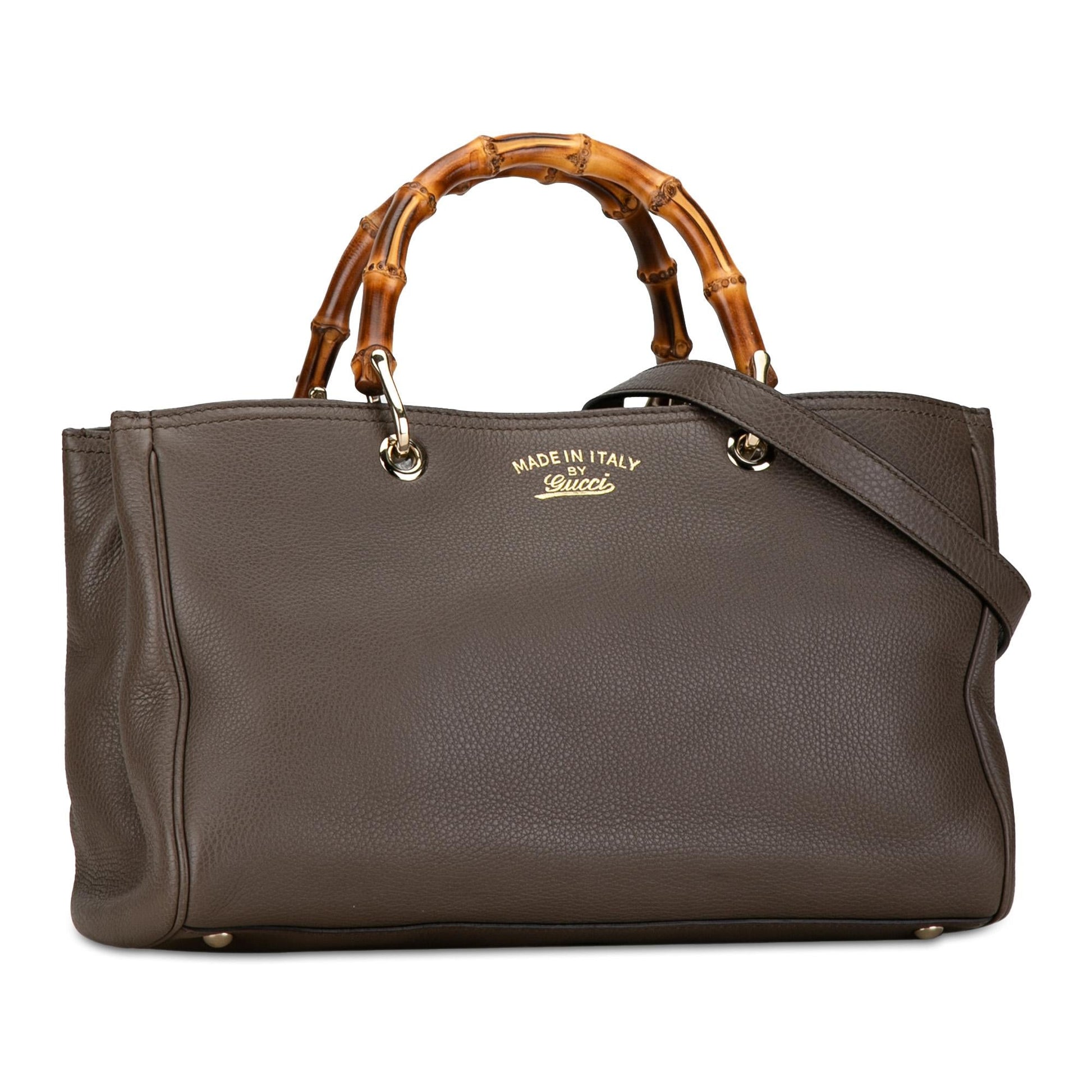 Gucci Medium Bamboo Shopper Satchel (SHG-MSpvCF) Rovelle Bags