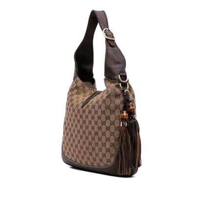 Gucci Medium GG Canvas New Jackie Satchel Rovelle Bags