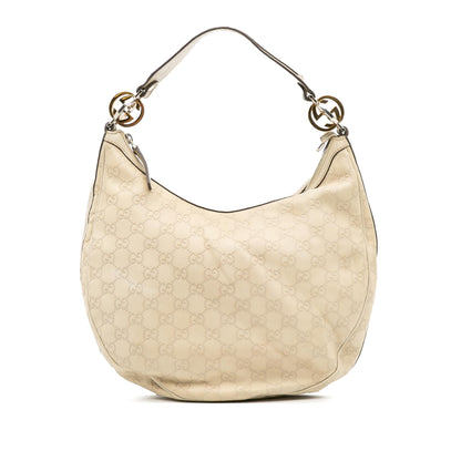 Gucci Medium Guccissima Twins Hobo Rovelle Bags