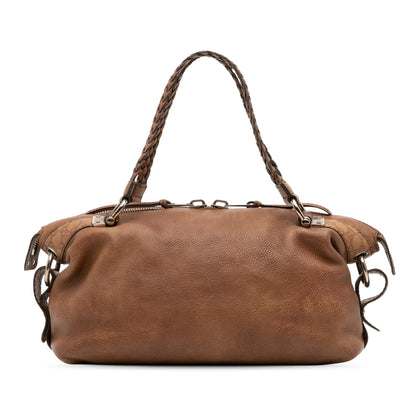 Gucci Medium Leather Bamboo Bar Tote Rovelle Bags