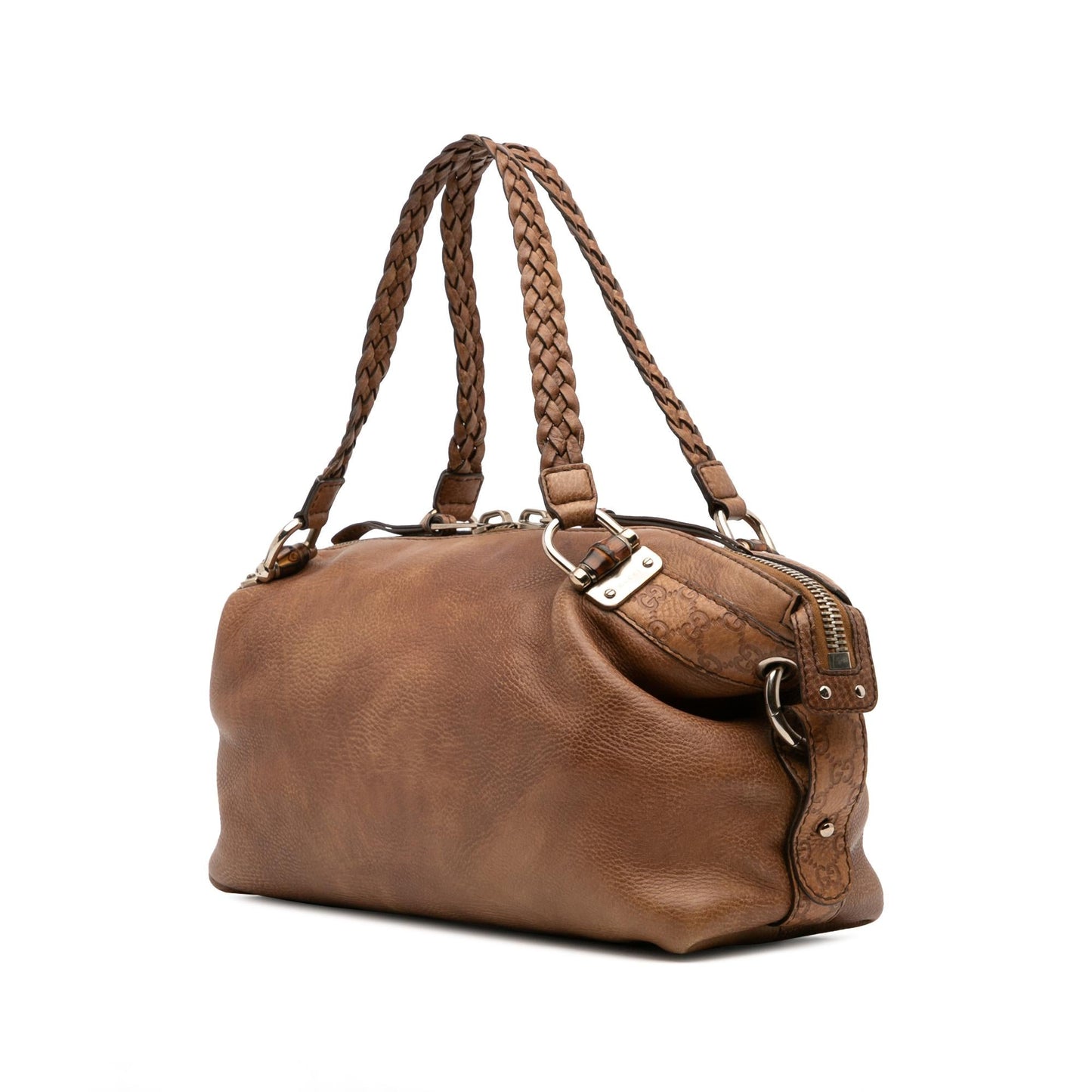 Gucci Medium Leather Bamboo Bar Tote Rovelle Bags