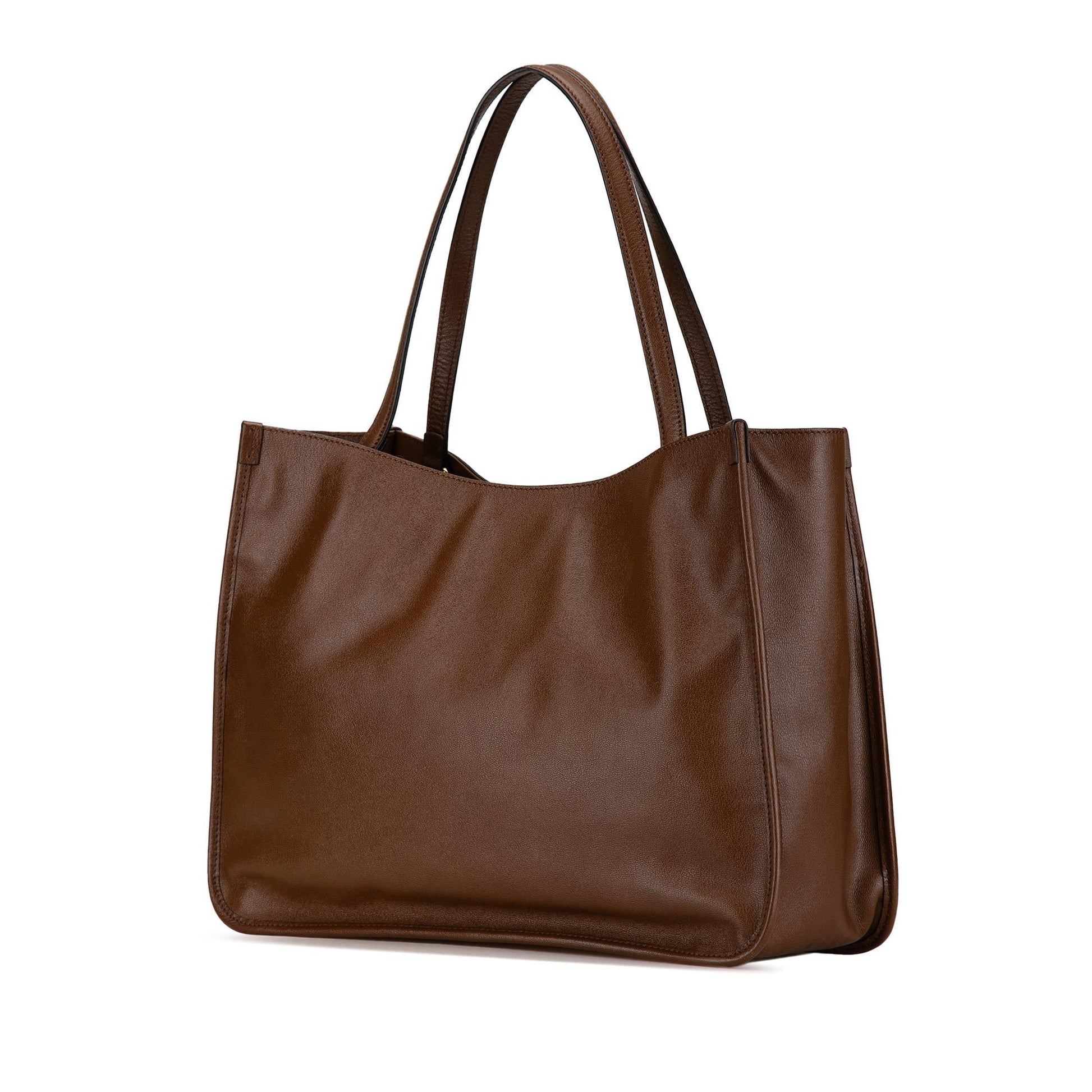 Gucci Medium Leather Horsebit 1955 Tote Rovelle Bags