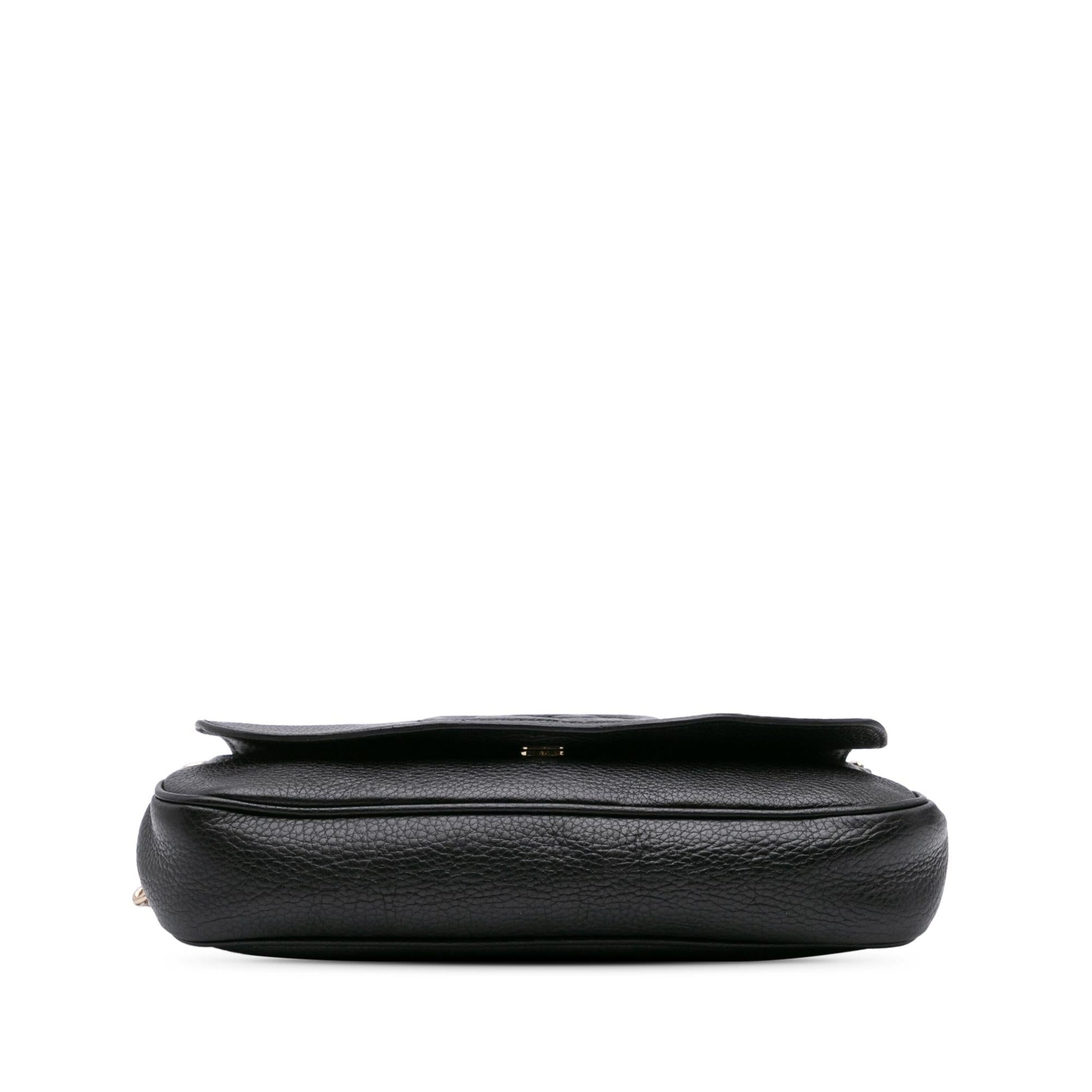Gucci Medium Leather Soho Chain Flap Crossbody Rovelle Bags