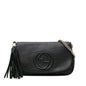 Gucci Medium Leather Soho Chain Flap Crossbody Rovelle Bags