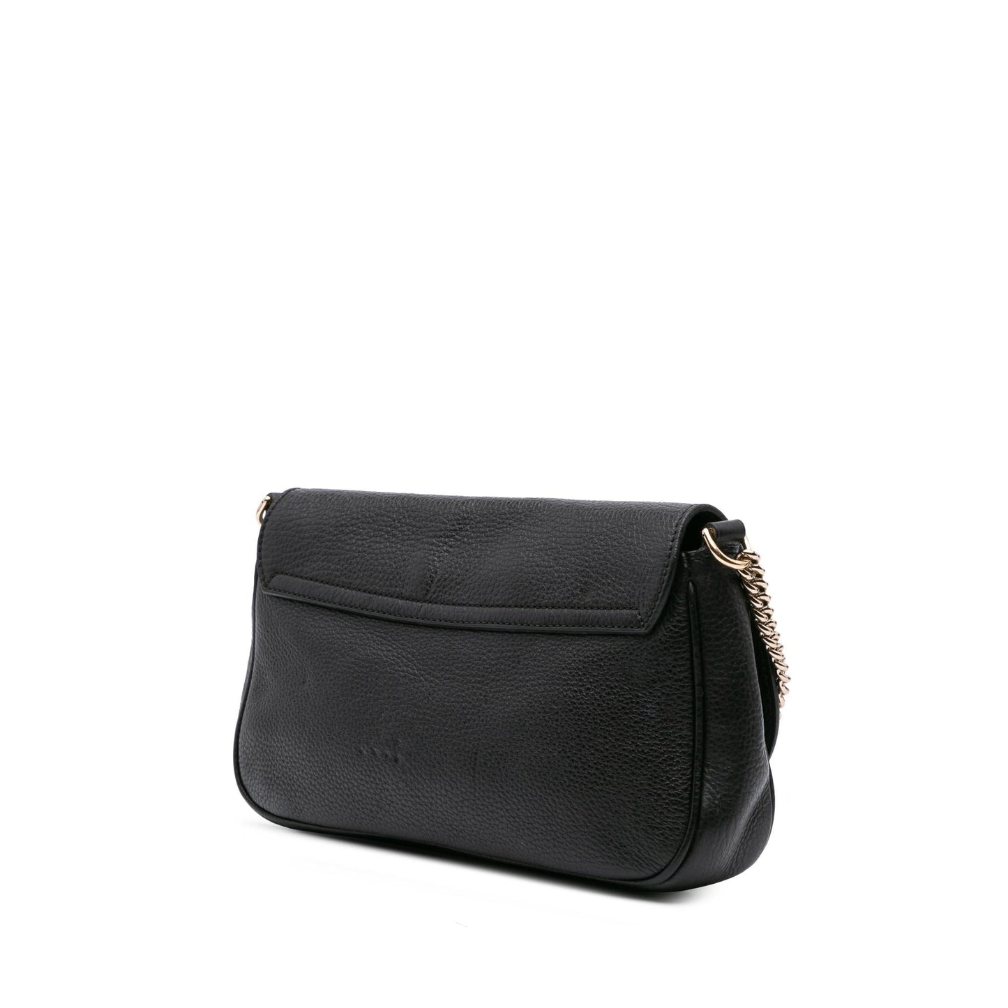 Gucci Medium Leather Soho Chain Flap Crossbody Rovelle Bags