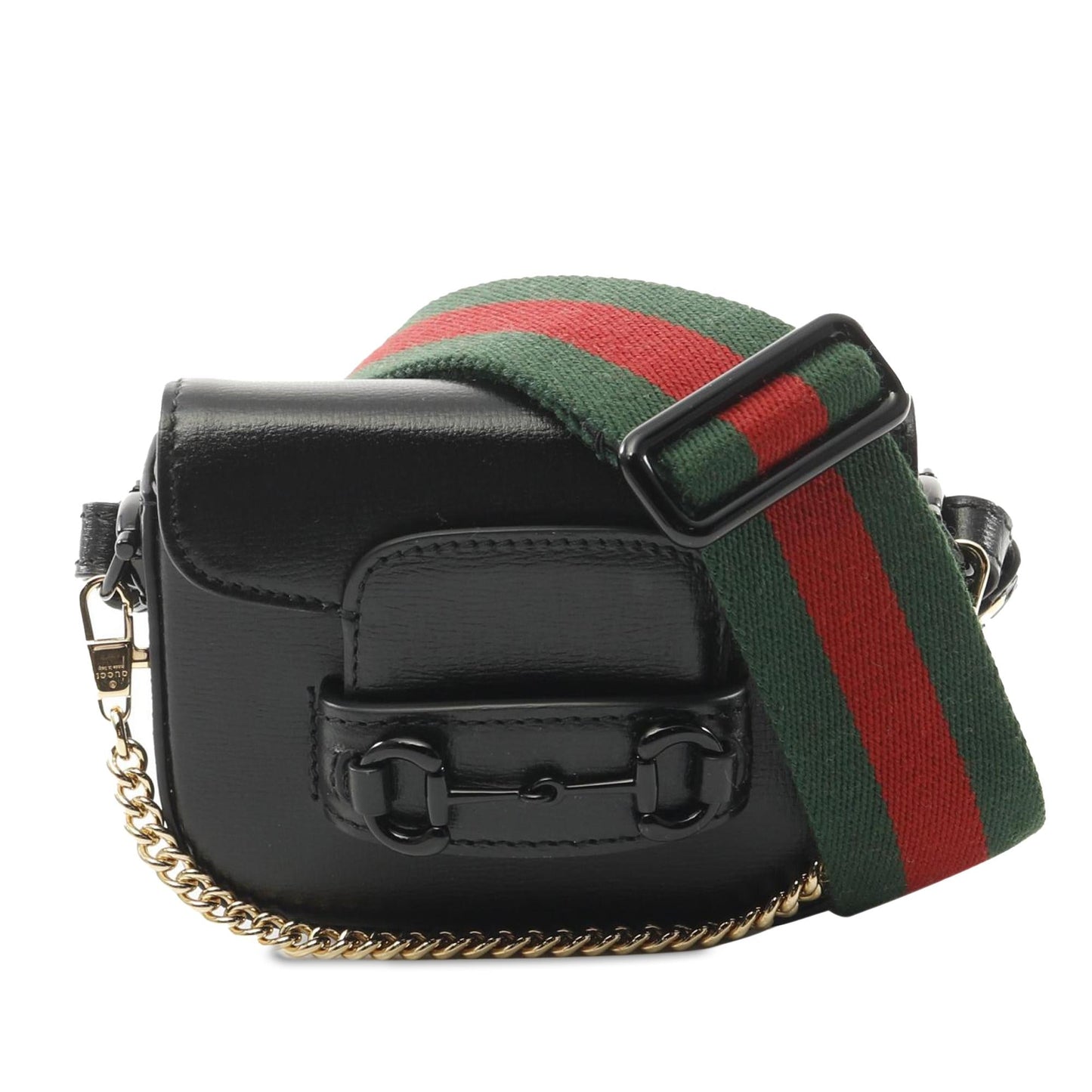 Gucci Mini Leather Horsebit 1955 Web Satchel Rovelle Bags