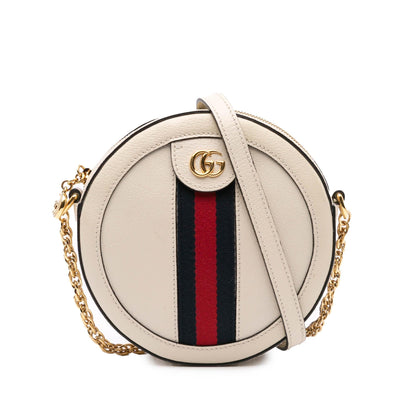 Gucci Mini Leather Ophidia Round Crossbody Rovelle Bags