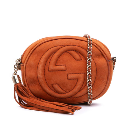 Gucci Mini Nubuck Soho Chain Crossbody Rovelle Bags