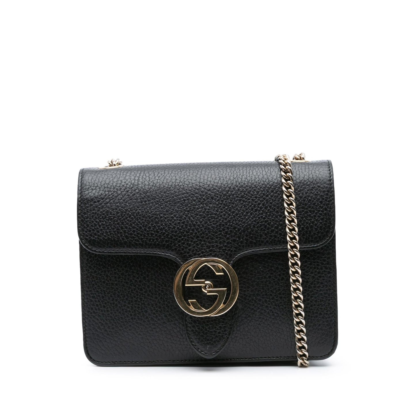 Gucci Small Dollar Calfskin Interlocking G Crossbody Rovelle Bags