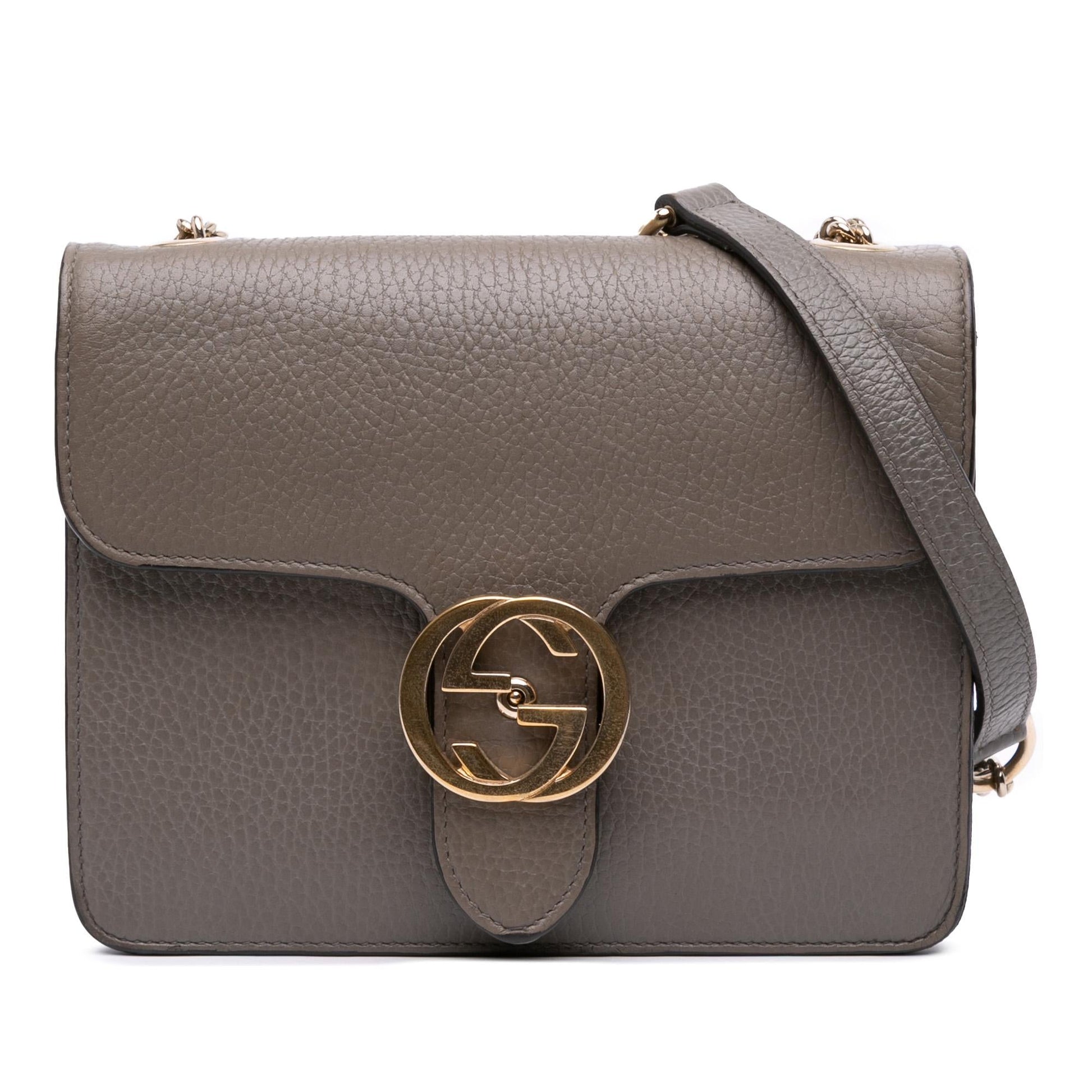 Gucci Small Dollar Calfskin Interlocking G Crossbody Rovelle Bags