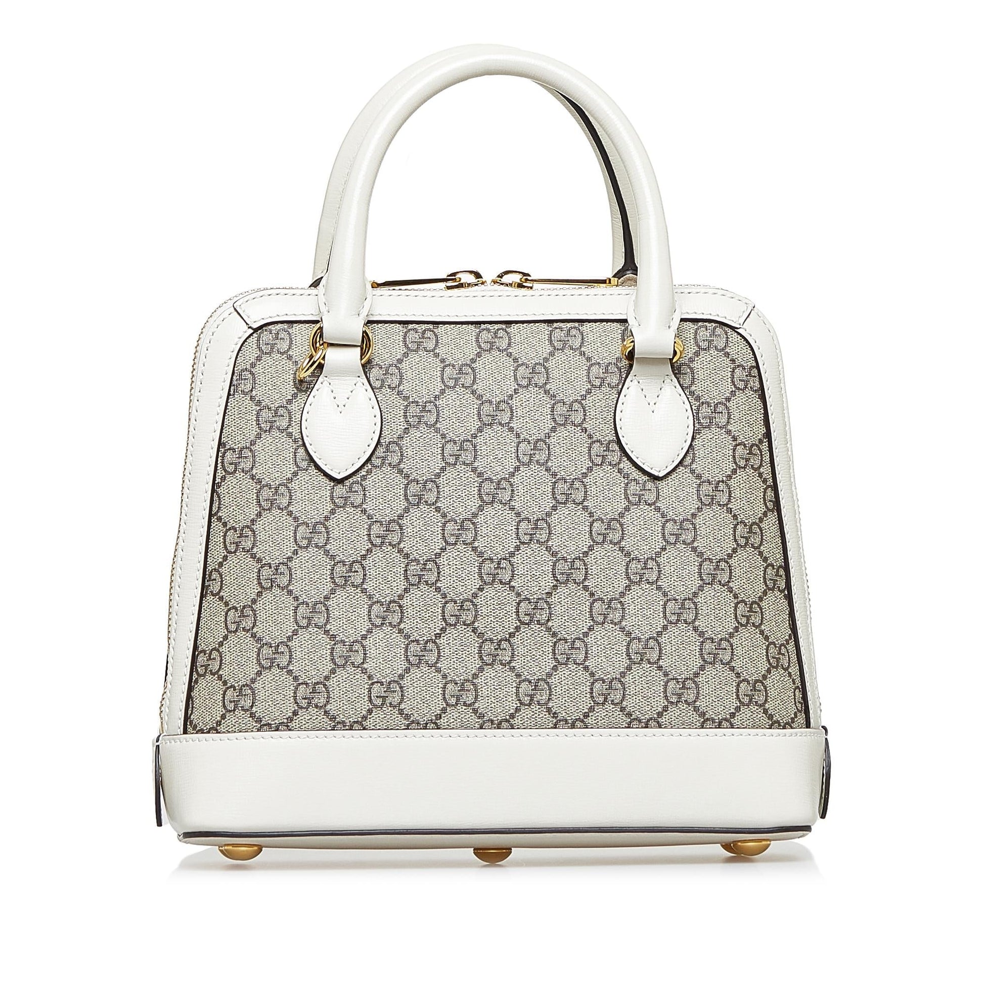 Gucci Small GG Supreme Horsebit 1955 Satchel Rovelle Bags
