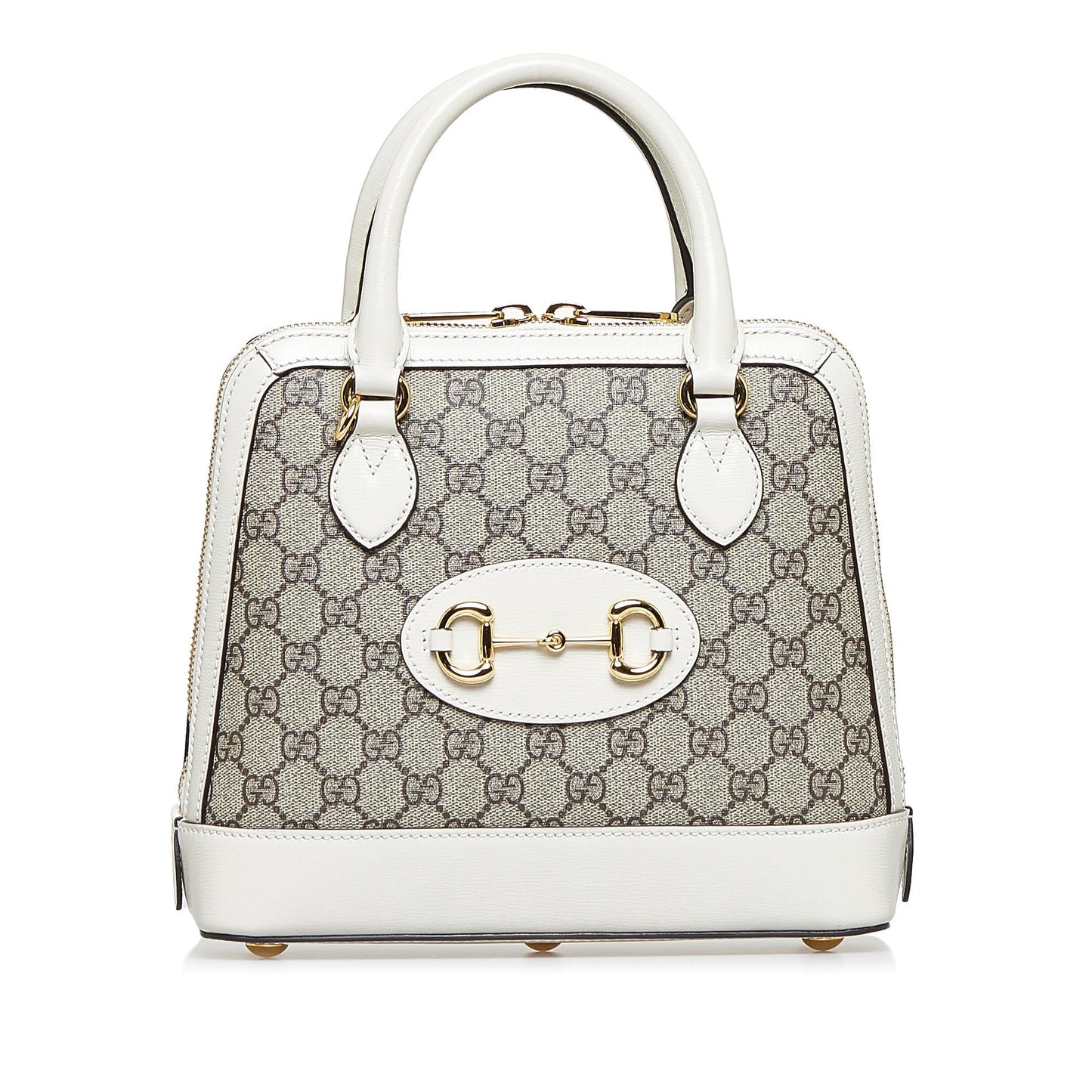 Gucci Small GG Supreme Horsebit 1955 Satchel Rovelle Bags