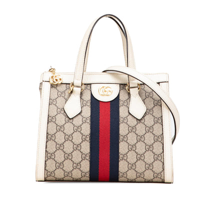 Gucci Small GG Supreme Ophidia Satchel Rovelle Bags