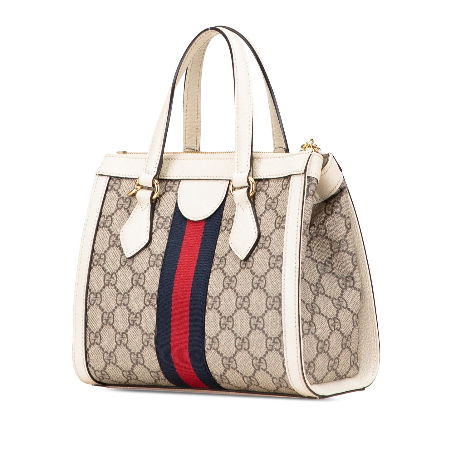 Gucci Small GG Supreme Ophidia Satchel Rovelle Bags