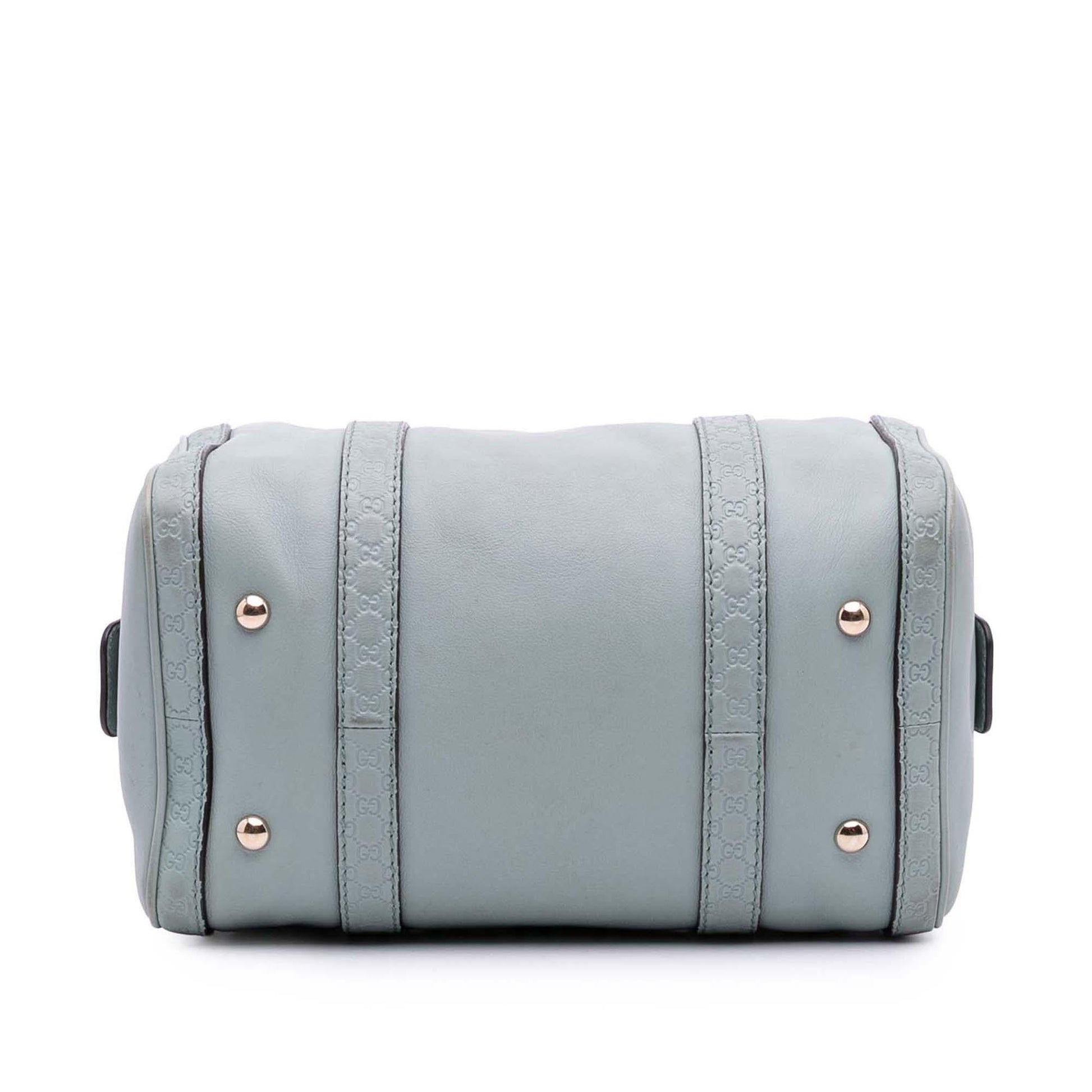 Gucci Small Microguccissima Trimmed Leather Joy Boston Bag Rovelle Bags