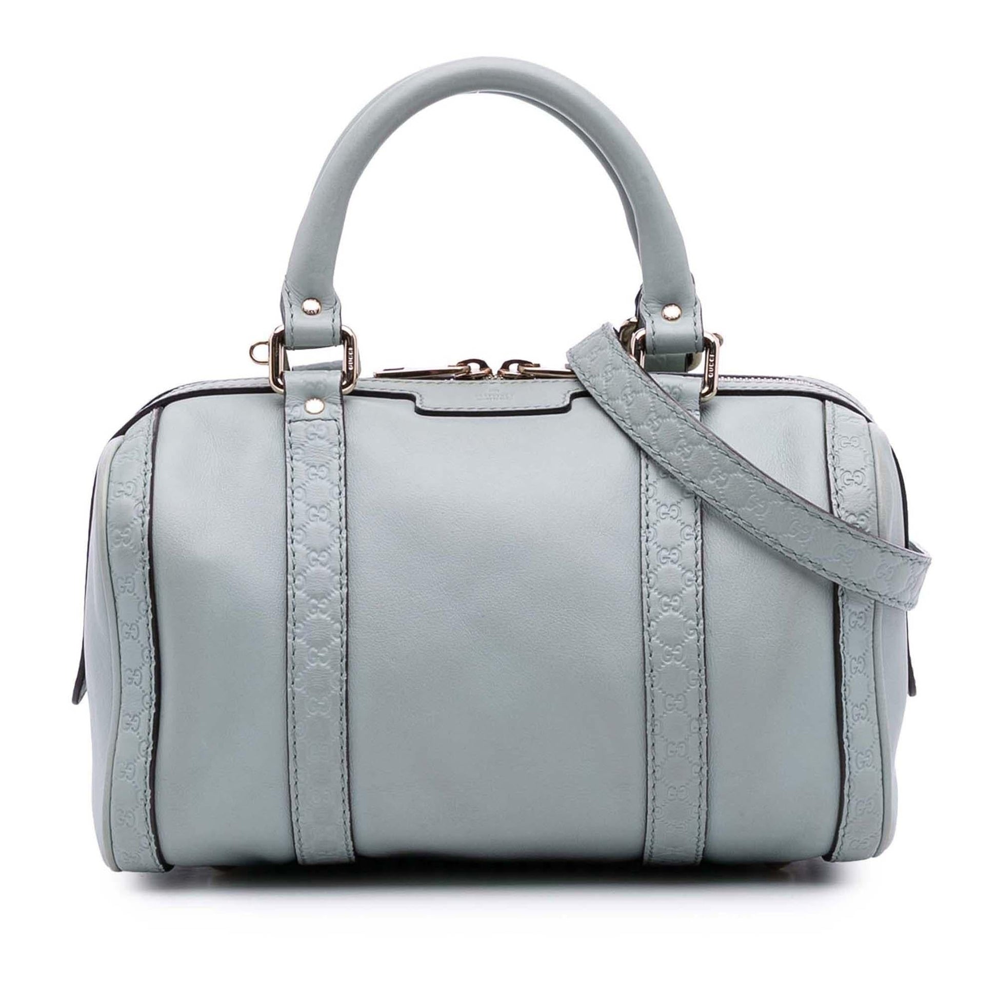 Gucci Small Microguccissima Trimmed Leather Joy Boston Bag Rovelle Bags
