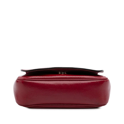 Gucci Small Patent Soho Chain Flap Crossbody Rovelle Bags