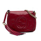 Gucci Small Patent Soho Chain Flap Crossbody Rovelle Bags
