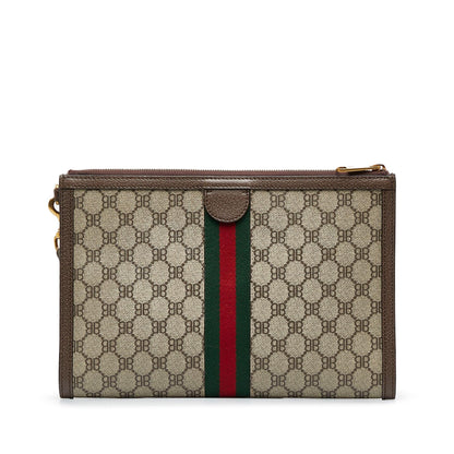 Gucci X Balenciaga BB Supreme Ophidia Web Clutch Rovelle Bags