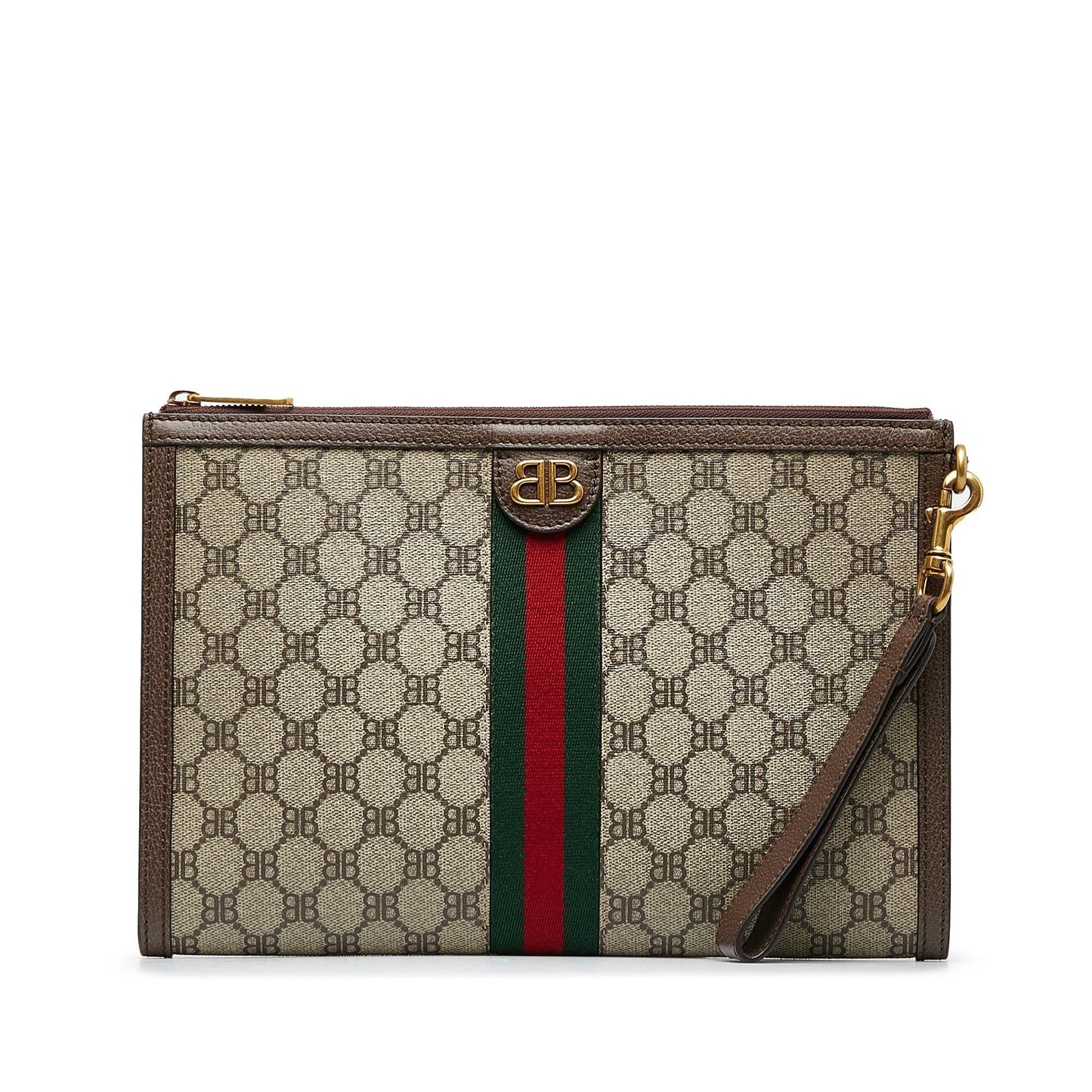 Gucci X Balenciaga BB Supreme Ophidia Web Clutch Rovelle Bags