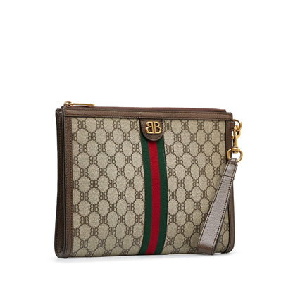 Gucci X Balenciaga BB Supreme Ophidia Web Clutch Rovelle Bags