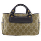 CELINE Handbag canvas khaki Macadam Boogie bag Women