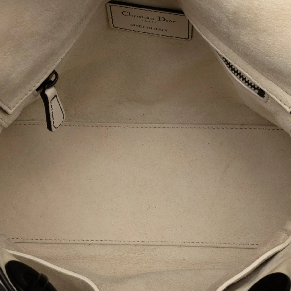 White Dior Medium Lambskin Cannage Studded Supple Lady Dior Satchel Rovelle Bags