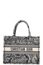 Christian Dior Book Tote Blue White Rovelle Bags