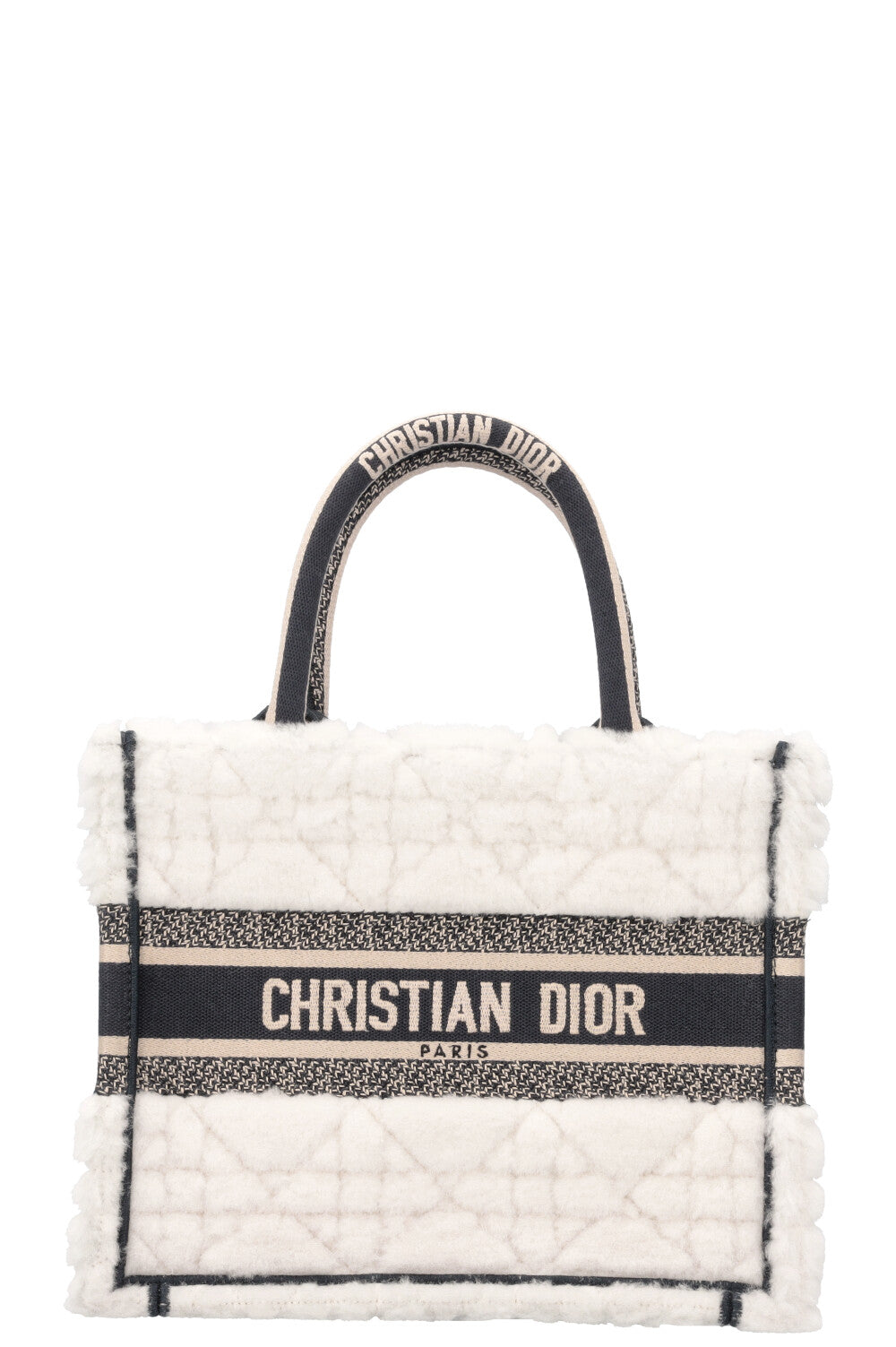 Christian Dior Book Tote Shearling Small Rovelle Bags