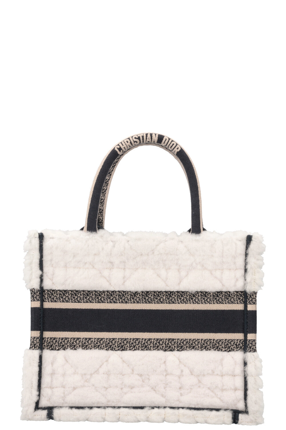 Christian Dior Book Tote Shearling Small Rovelle Bags