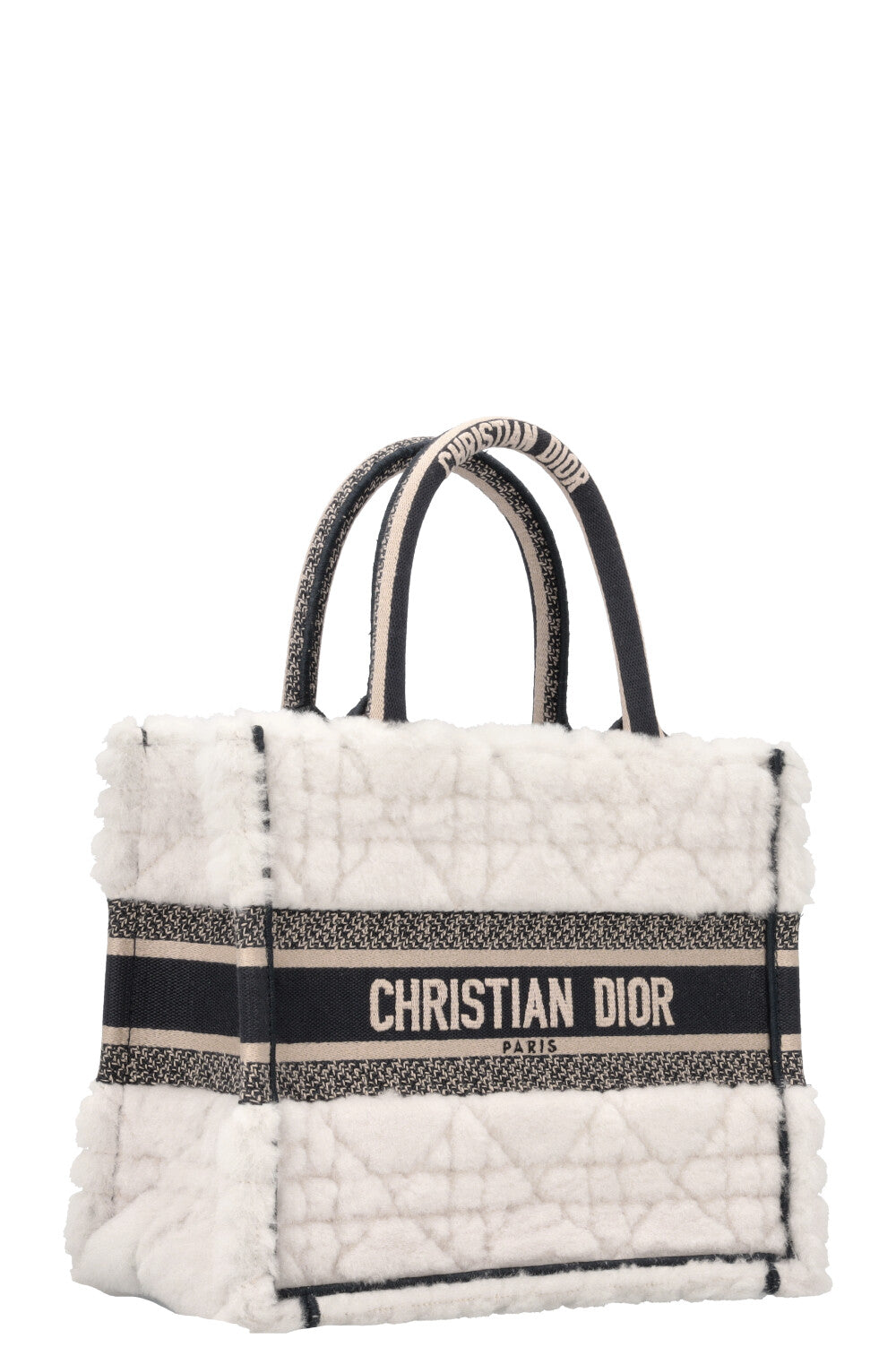 Christian Dior Book Tote Shearling Small Rovelle Bags