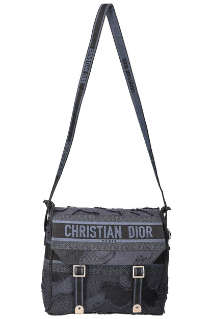 Christian Dior Diorcamp Messenger Camouflage Canvas Navy Black Rovelle Bags