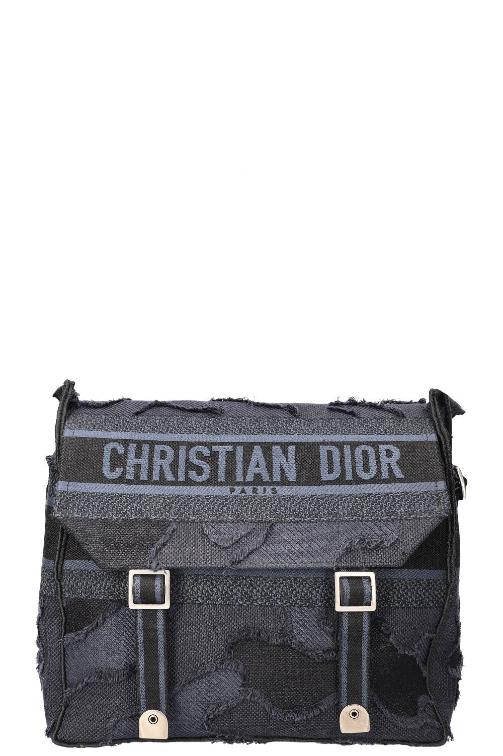 Christian Dior Diorcamp Messenger Camouflage Canvas Navy Black Rovelle Bags
